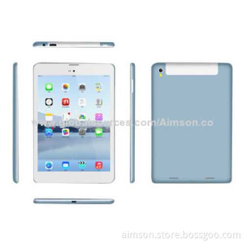 7.85-inch Quad-core 3G Tablet Phones, 1,024 x 768P/IPS, 1/8GB, Built-in WiFi/BT/FM/GPS/Classical ID